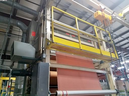 CONVERTING CONCEPT Laminating Line, 78" face melt, 1998 yr: